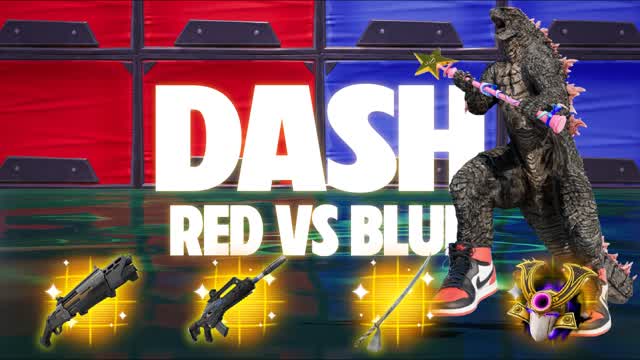 DASH RED VS BLUE 🔴🔵