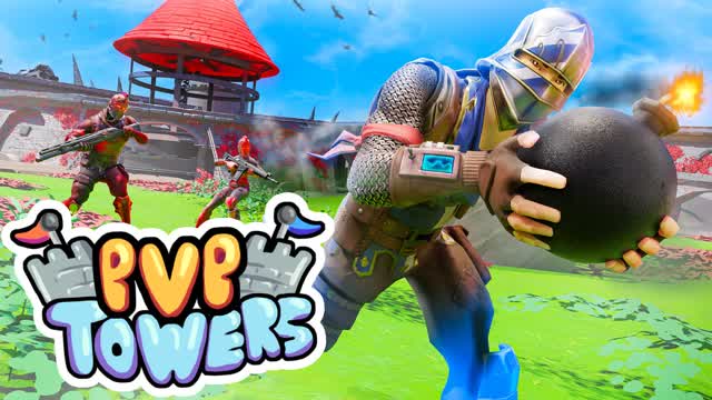🔴 PVP - TOWERS 🔵 RED VS BLUE