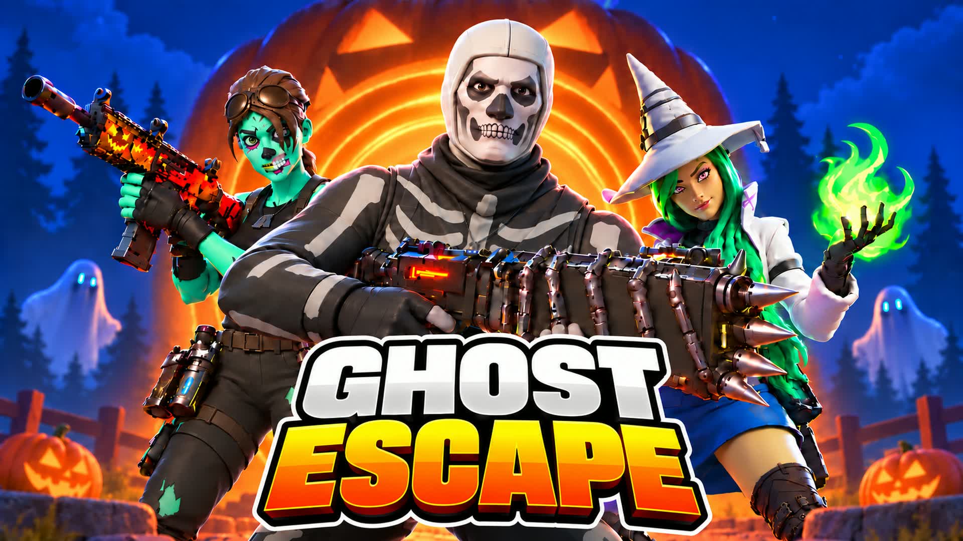 GHOST HEIST ESCAPE [ROGUELIKE] — FN Maps Stats