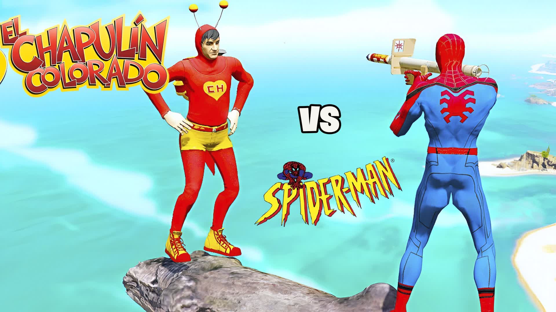エル・チャプリン・コロラド vs スパイダーマン