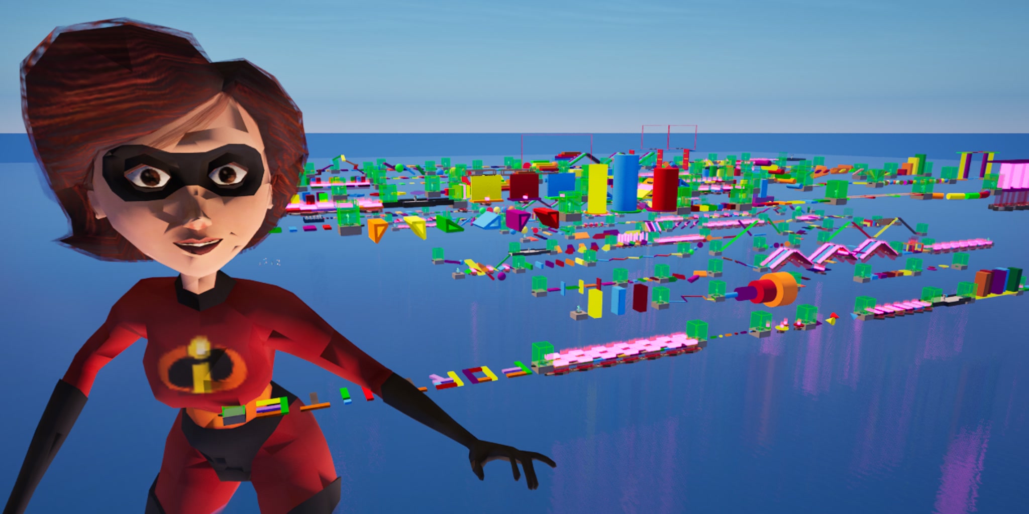 150 LEVEL ELASTIGIRL PARKOUR ⭐