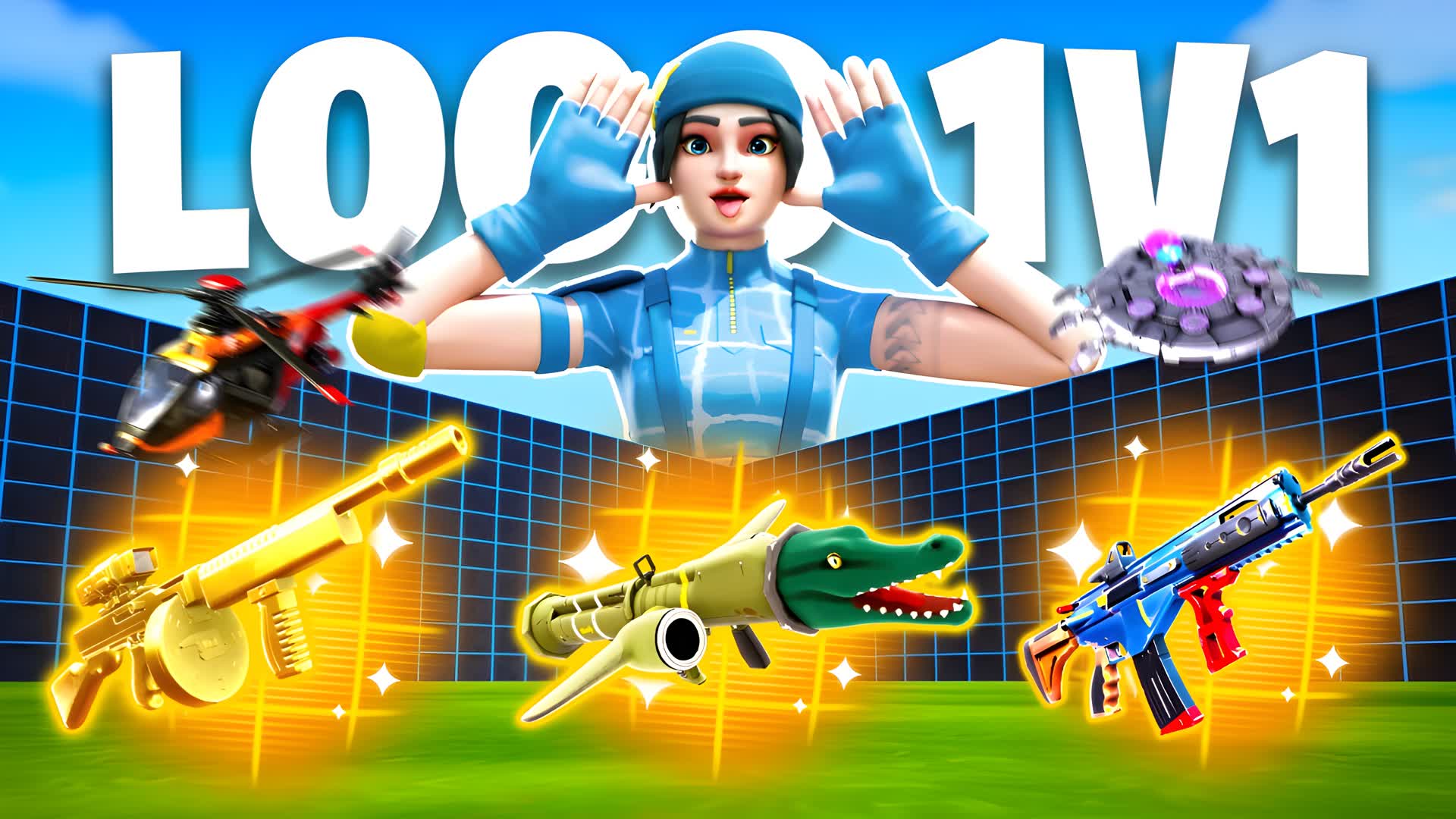 LOCO 1V1 💥 WITH ALL GUNS