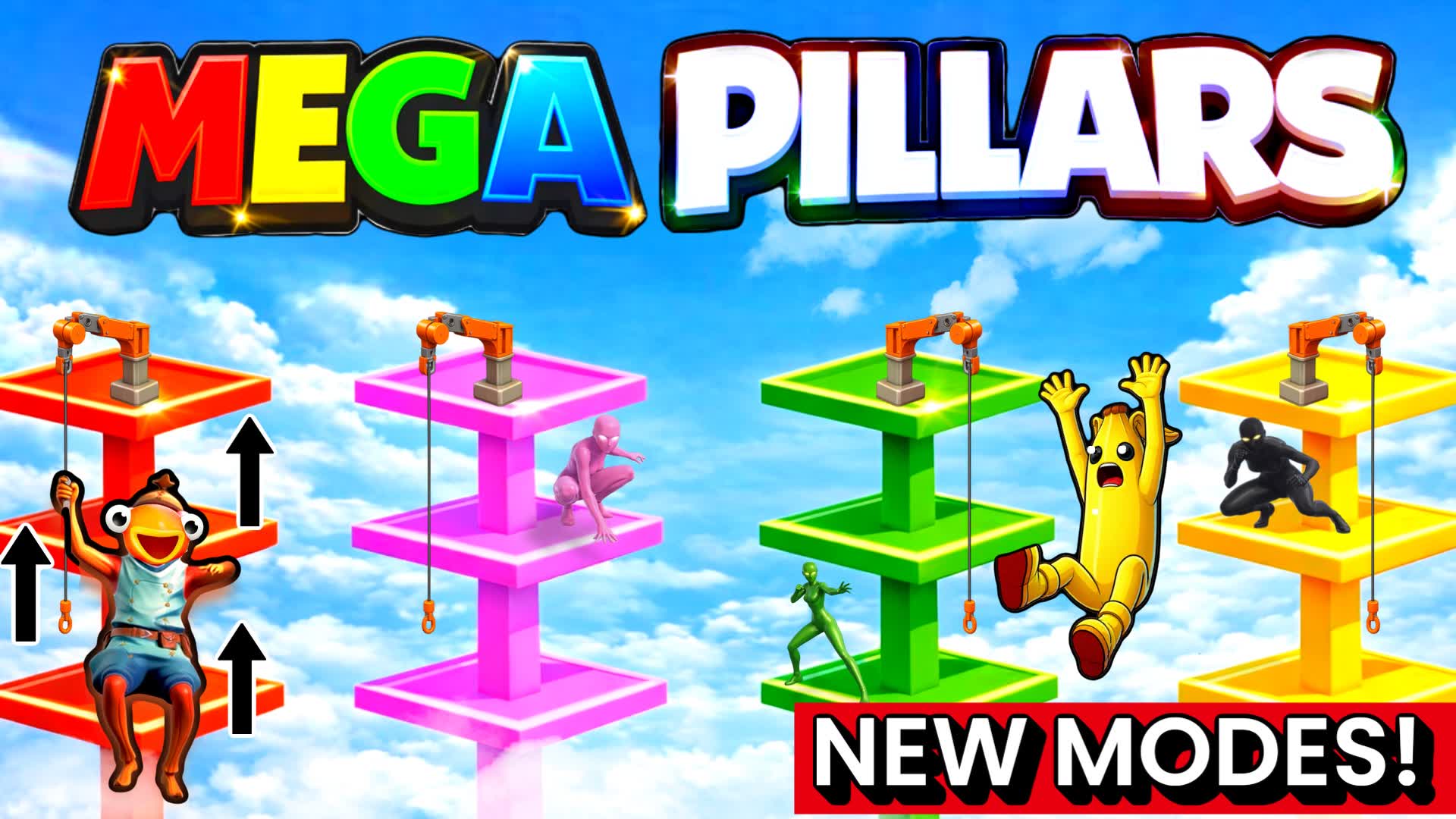 Mega Level Pillars - Crazy Lava Pillers