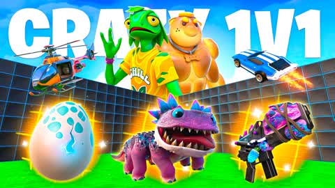 CRAZY 1V1 FFA - ALL GUNS & RIDES