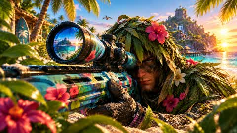 ☀️ TROPICAL GUN GAME 🔫 KO ♾️