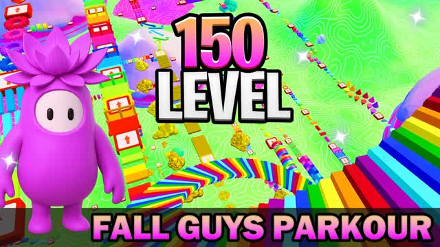 ⭐FALL GUYS OBBY PARKOUR 150+ LEVELS⭐