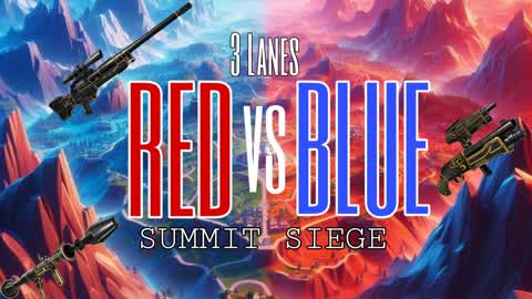 Red VS Blue: Summit Siege (3 Lanes)
