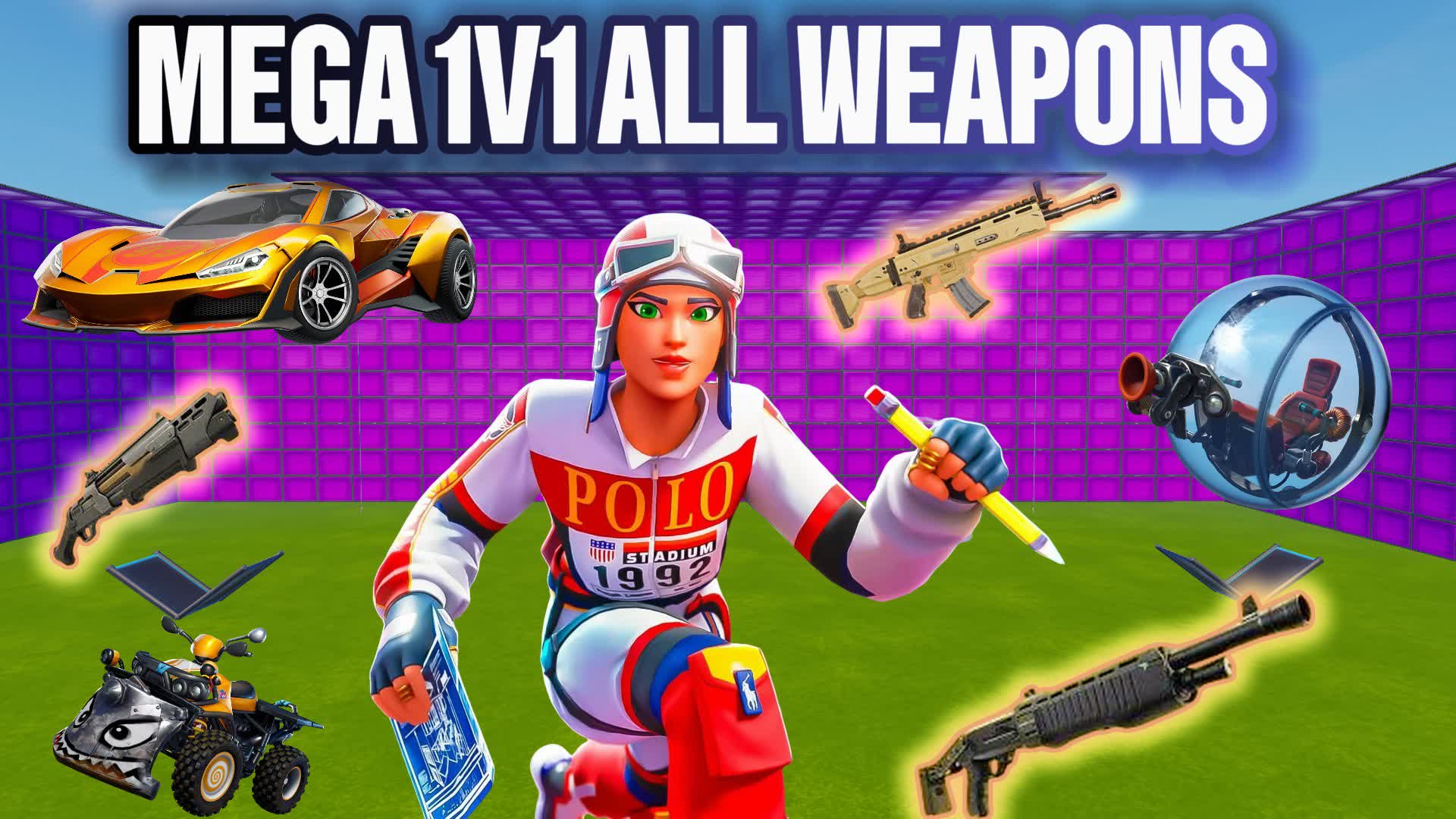 MEGAA! 1V1 ALL WEAPONS UNLIMITED XP