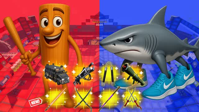 CRAZY BRAINROT TMNT DRIVE RvB🔴🔵(CARS)