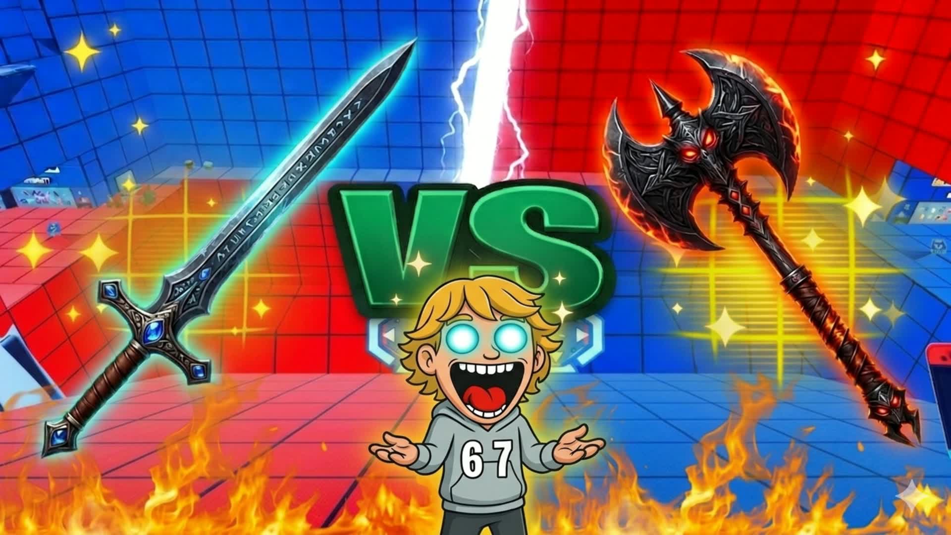LEGEND RED VS BLUE 🔴🔵