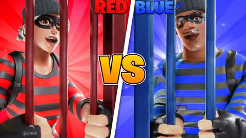 👮JAIL RED VS BLUE 👮