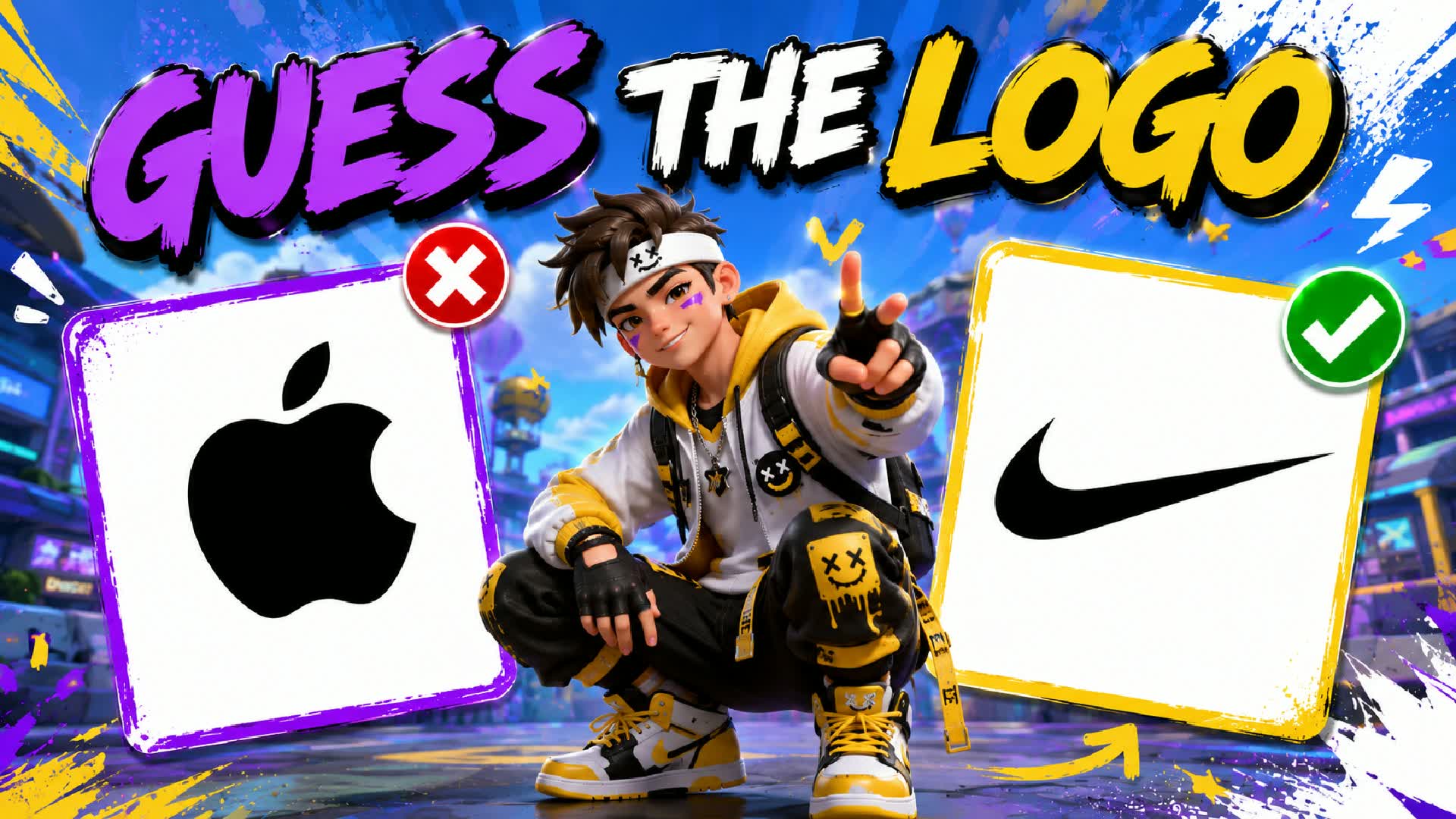 GUESS LOGO 🔎 PARKOUR OBBY MINIGAME