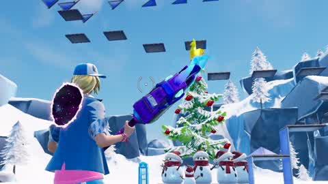 Parkour chilling in the snow