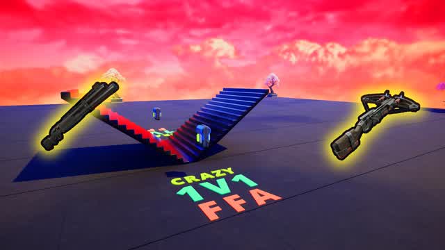 CRAZY FFA 1V1 🌟 (NEW WEAPONS)
