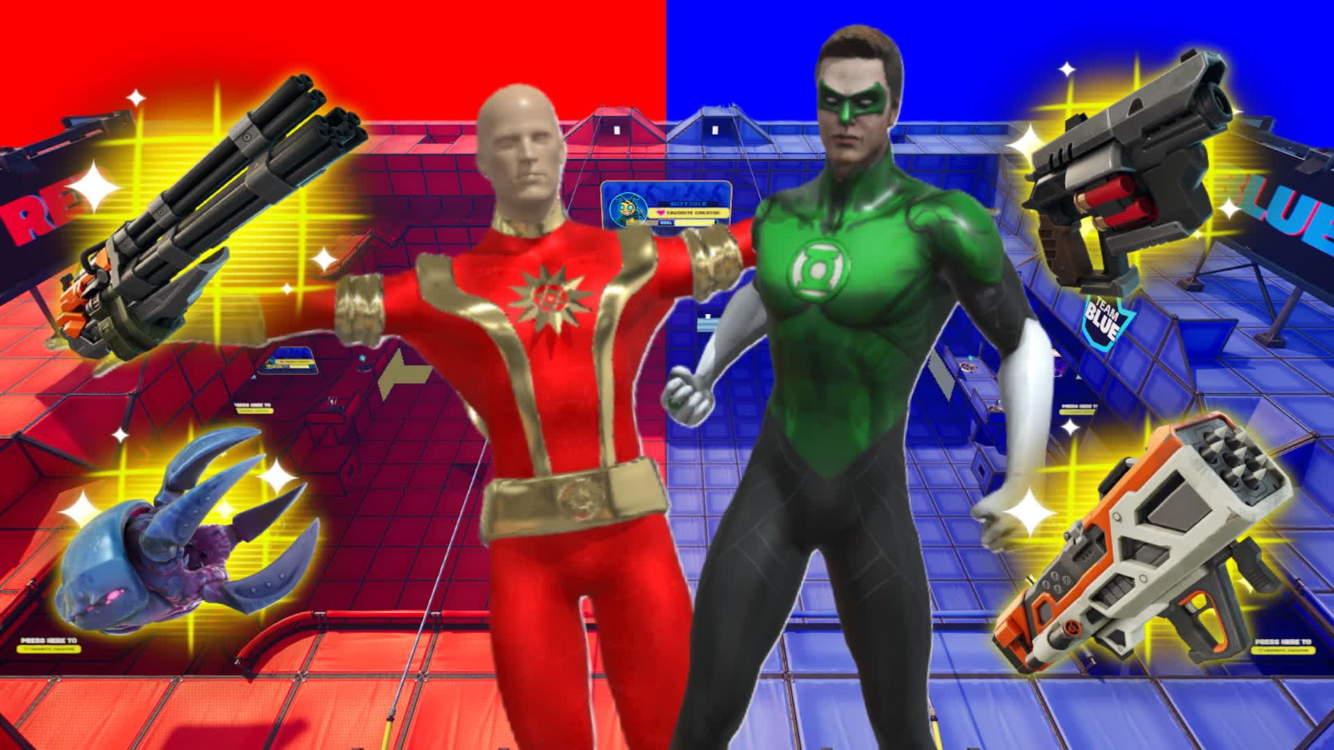 RED VS BLUE 🔴🔵 WITH EVERY GUN