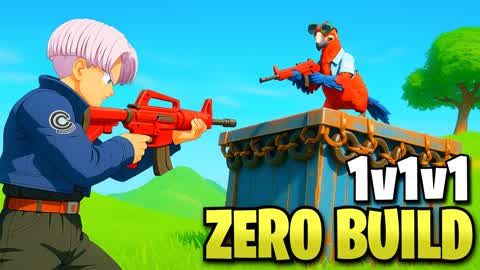 1v1v1 Zero Build Realistic PVP🎯FFA