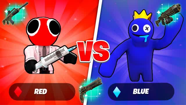 🌈RAINBOW FRIENDS - RED X BLUE