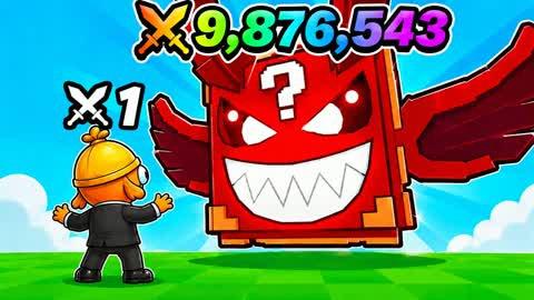 Fight a Lucky Block