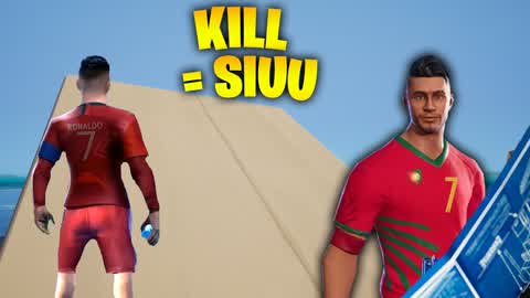 Ronaldo SIUU 1v1 build fight CH5