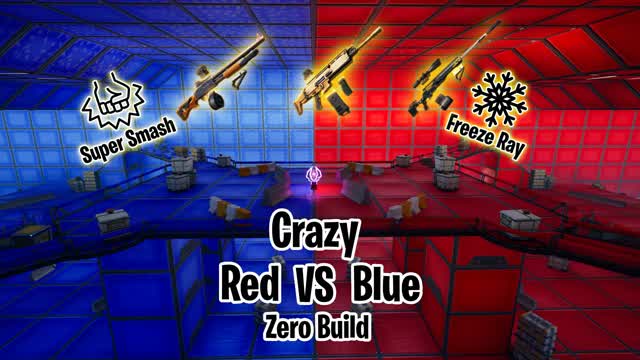 Crazy Red VS Blue Zero Build🔴🔵
