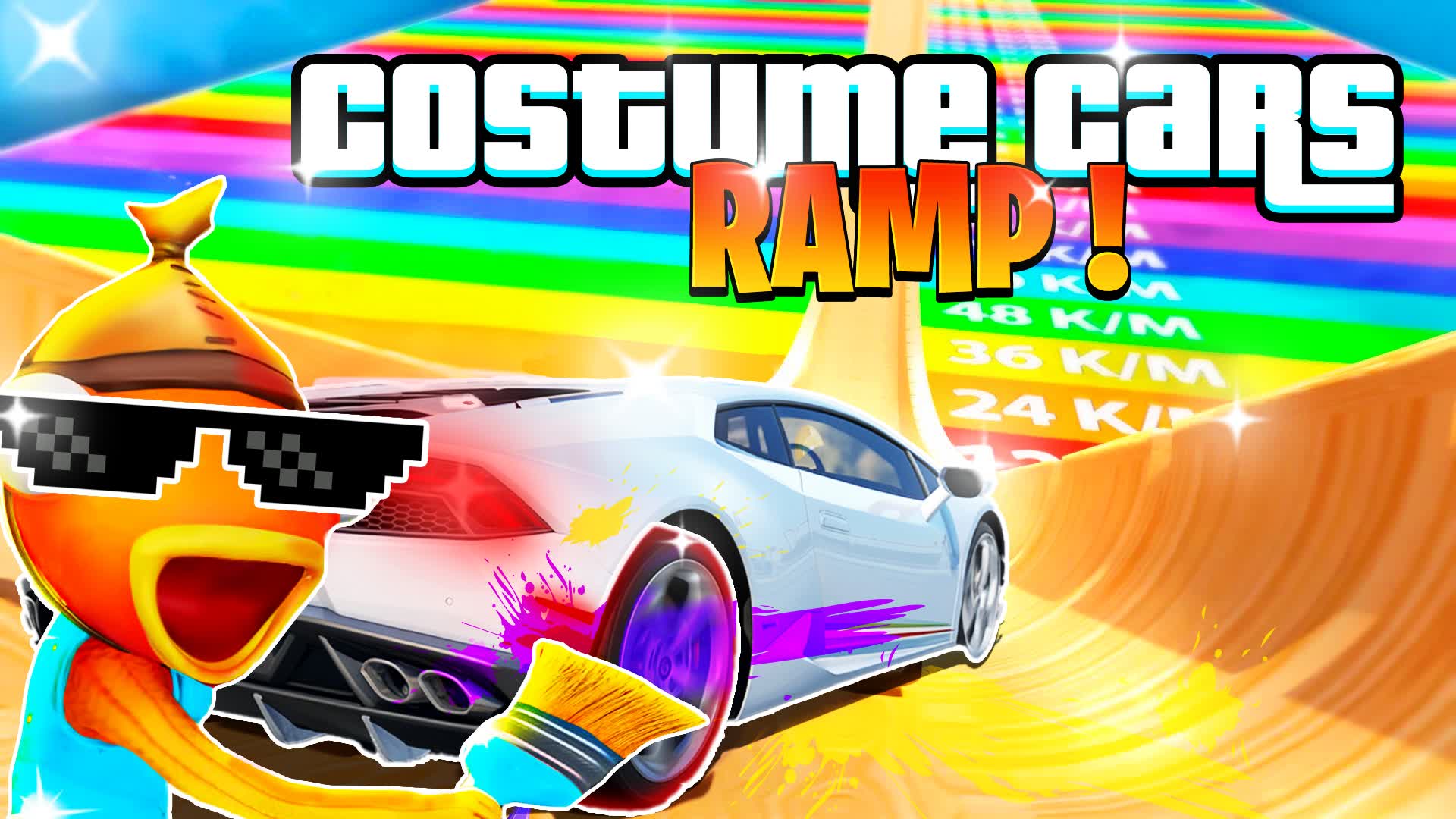 CUSTOM CAR MEGA RAMP EXOTIC! 🔥 638598437514 by crzpro Fortnite