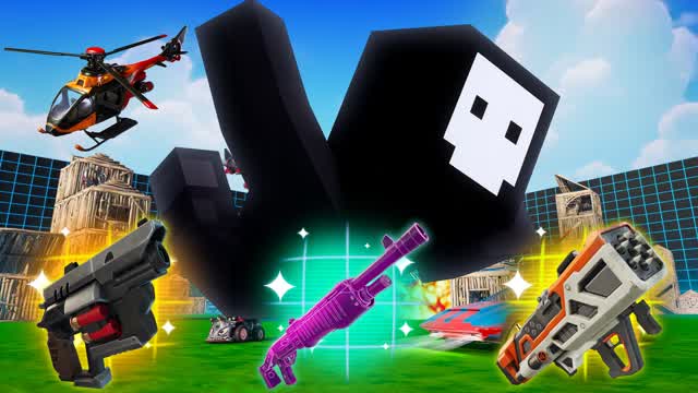 1V1 CRAZY FFA  - ALL GUNS & RIDES!