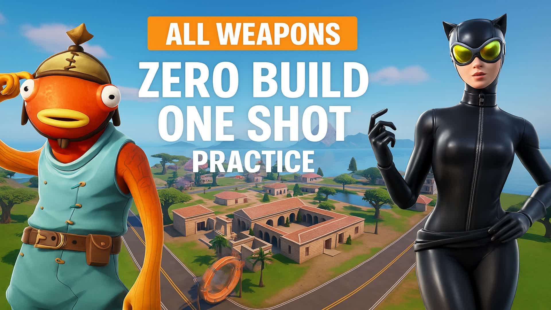🔫ZERO BUILD: ONE SHOT ZONE WARS 1V1🎯