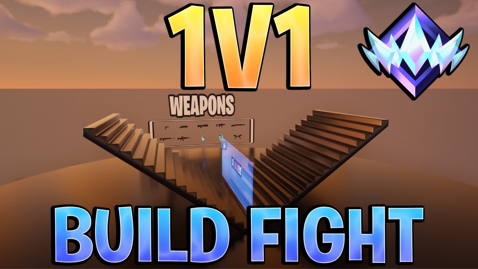 NEW 1V1 WITH RANKS | BUILD FIGHT