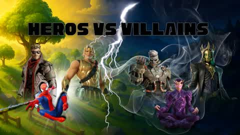 Super🚀Heroes vs Villains😈