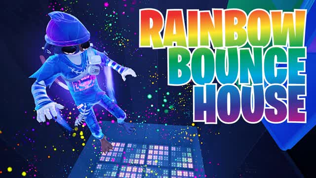 Rainbow Bounce House
