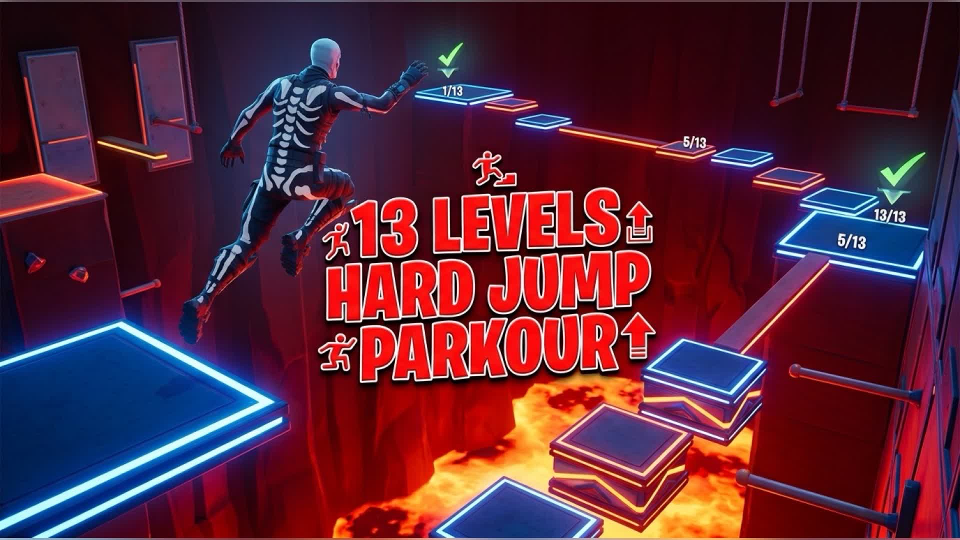 HARD PARKOUR Moh 13 STAGE (7638)🔥🔥 — Fortnite island 9348-8766-9098 by Mody イ