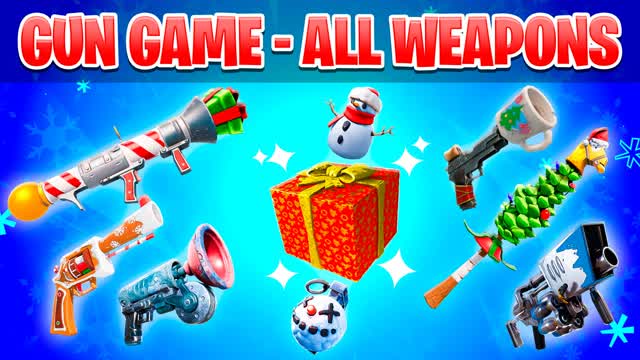 🎁XMAS GUN GAME❄️ALL WEAPONS🔫ONE SHOT🎯