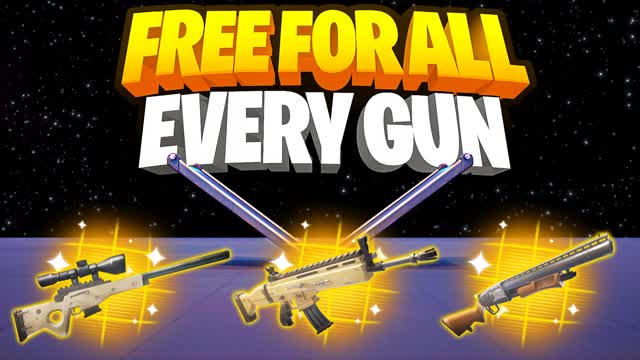 1v1 - FREE FOR ALL (EVERY GUN)🔫😂