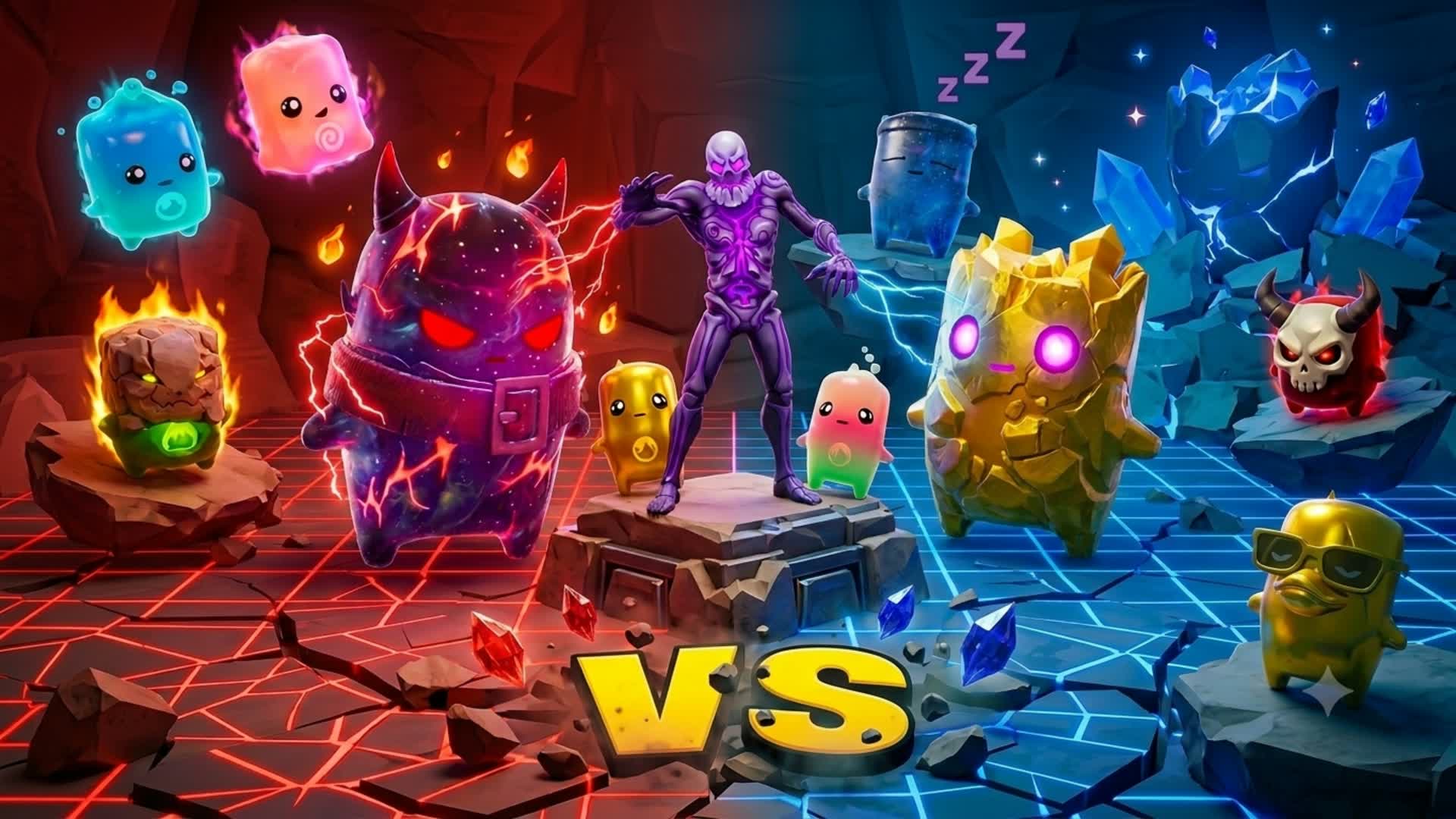 RED VS BLUE MEGA UNC START