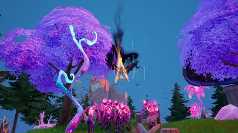 Battle royale in a village attack