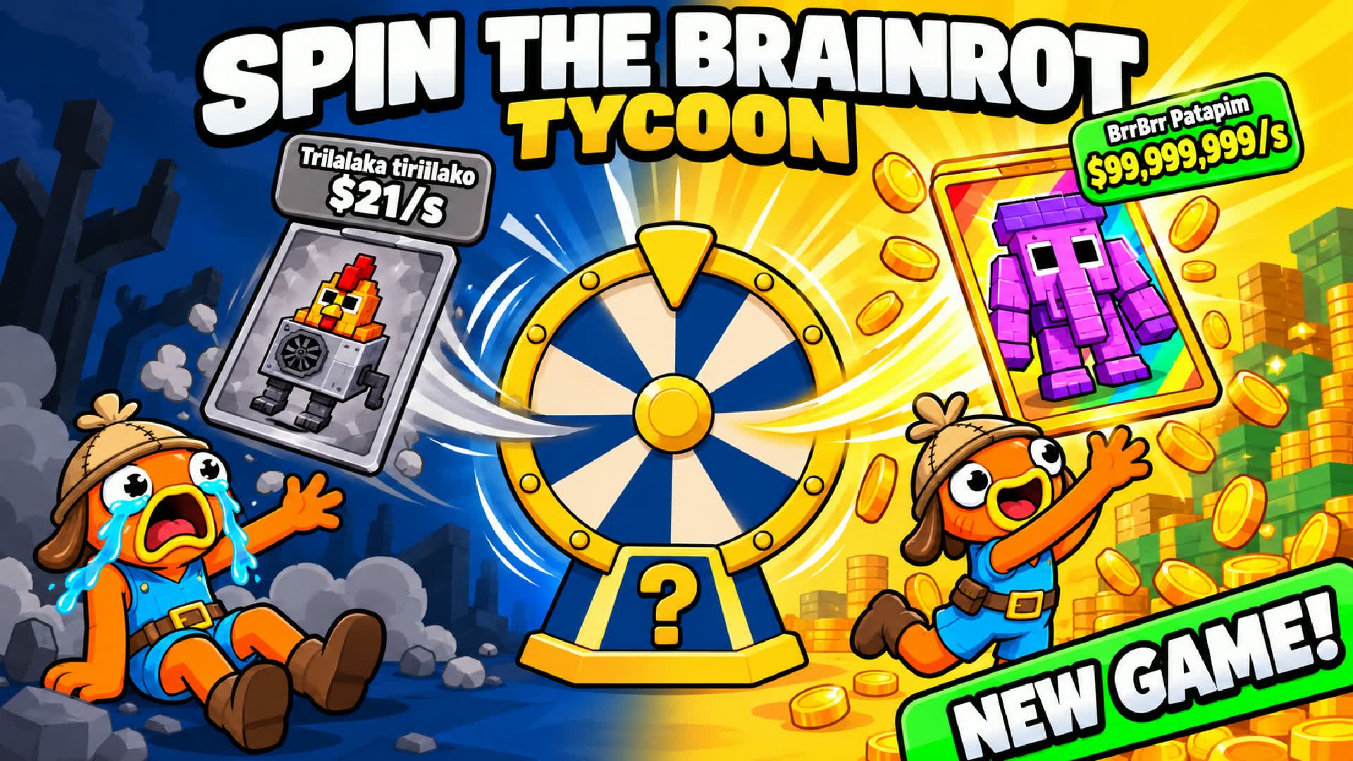 Spin The Brainrot - Tycoon
