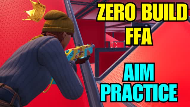 CLOSE UP ZERO BUILD FFA AIM PRACTICE⭐