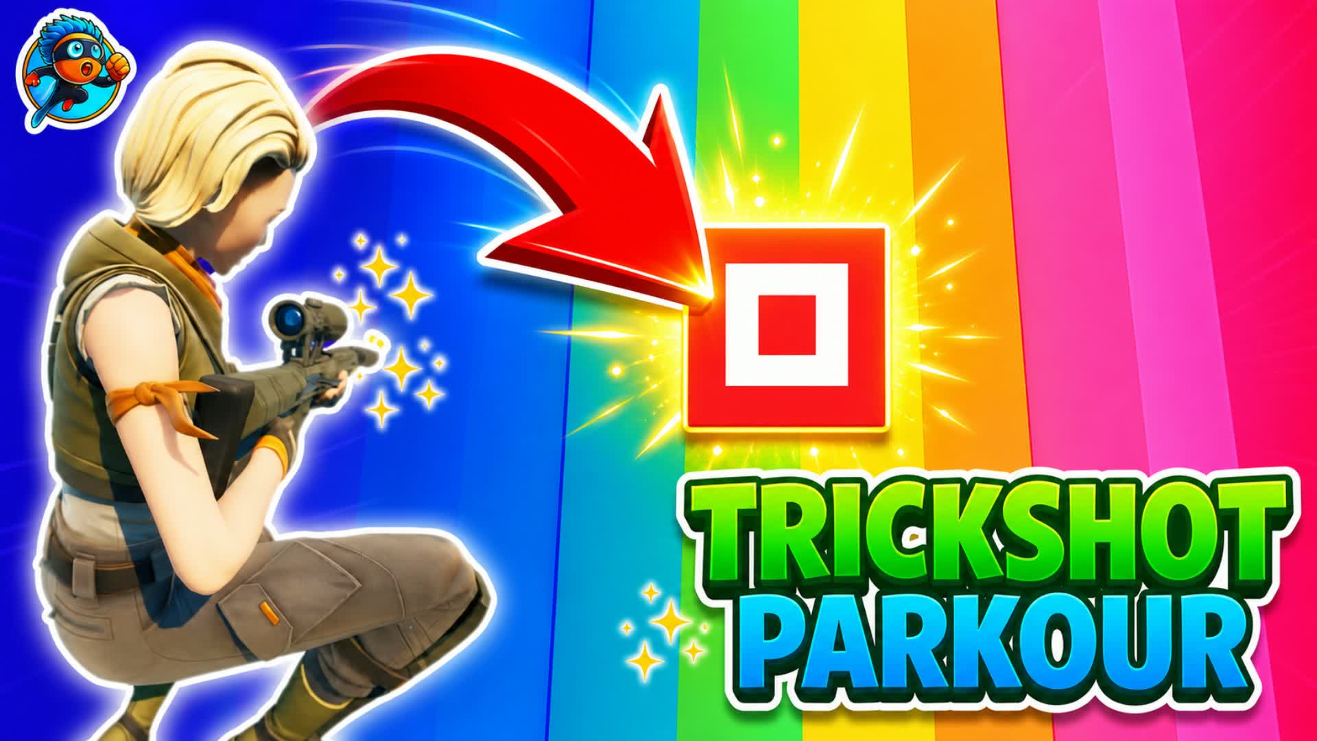 EASY TRICK SHOT PARKOUR 🎯100