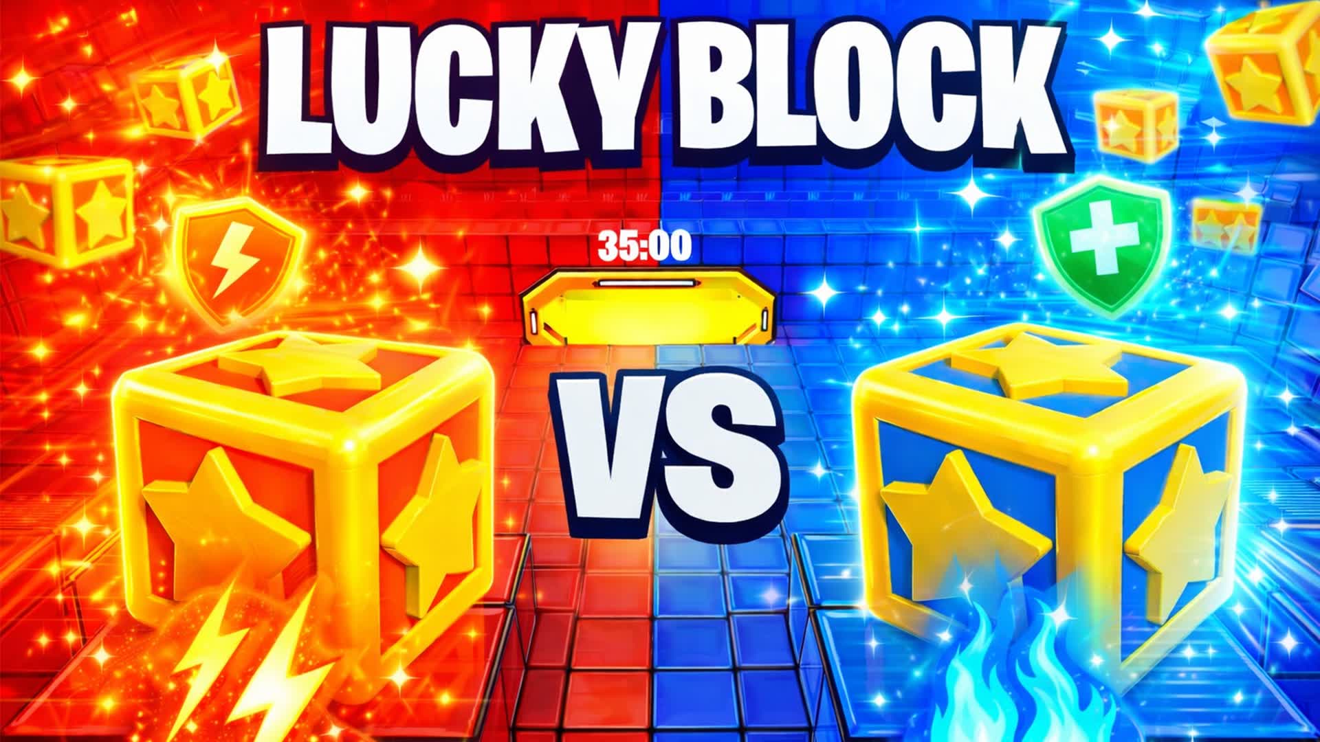 ⭐Lucky block RED X BLUE 🔴🔵