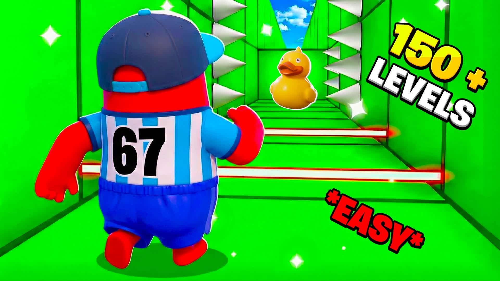 🌈 FALL GUYS OBBY PARKOUR 🌈 PROP HUNT