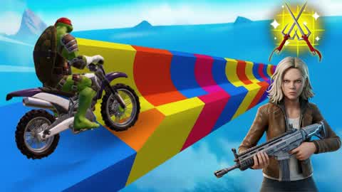 🐢TMNT 🚗MEGA RAMP CARS GAMES