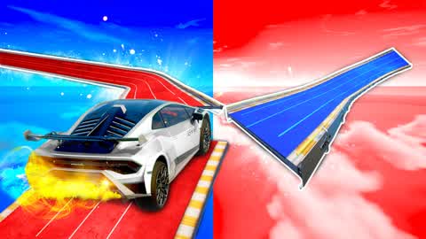 RED VS BLUE ROCKET RACING  🔴🔵