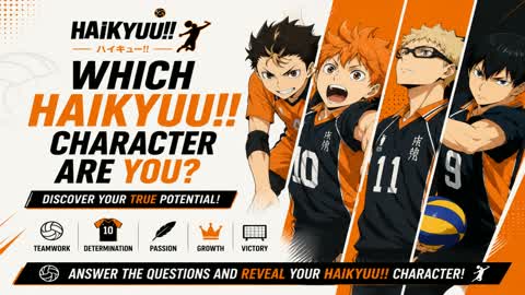 Which Haikyuu!! Character Are You?