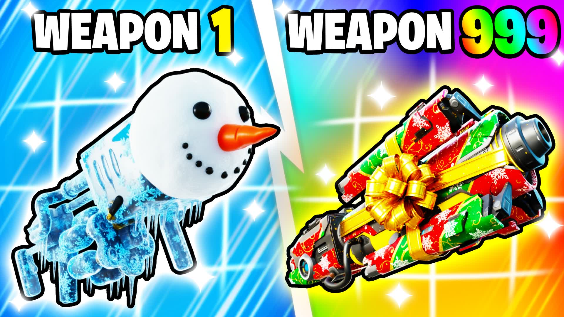 ❄️WINTER GUN GAME❄️FUNNY HEADS