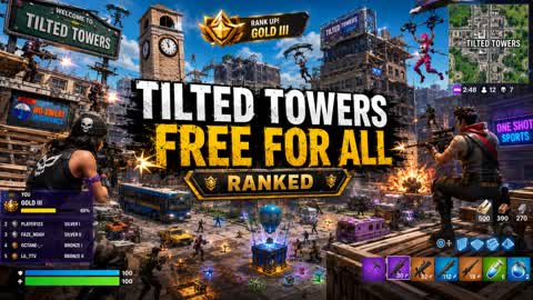Tilted Towers Ranked with bots