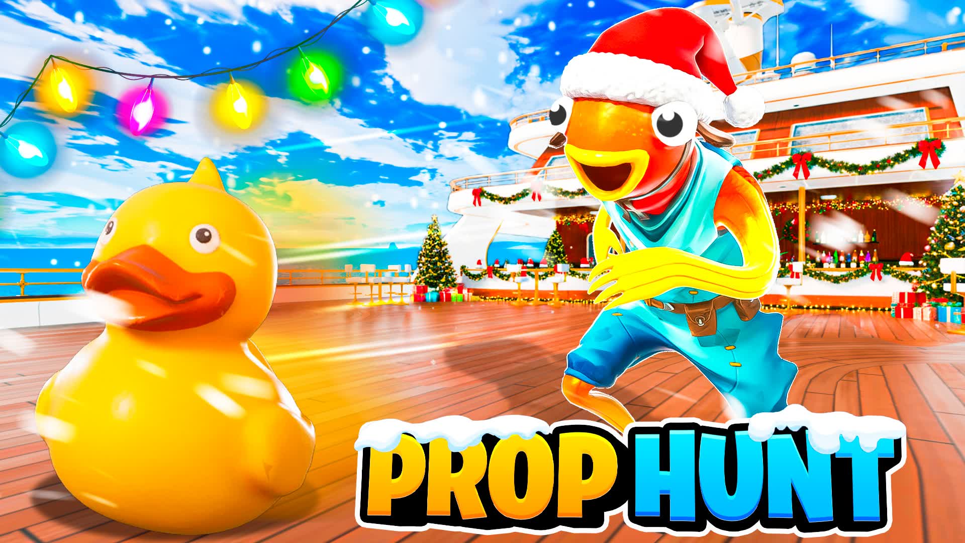 CHRISTMAS YACHT PROP HUNT 🎄