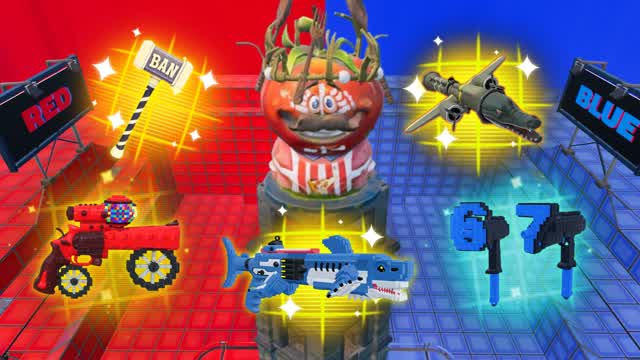 TOMATO TEMPLE  RED VS BLUE 🔴🔵