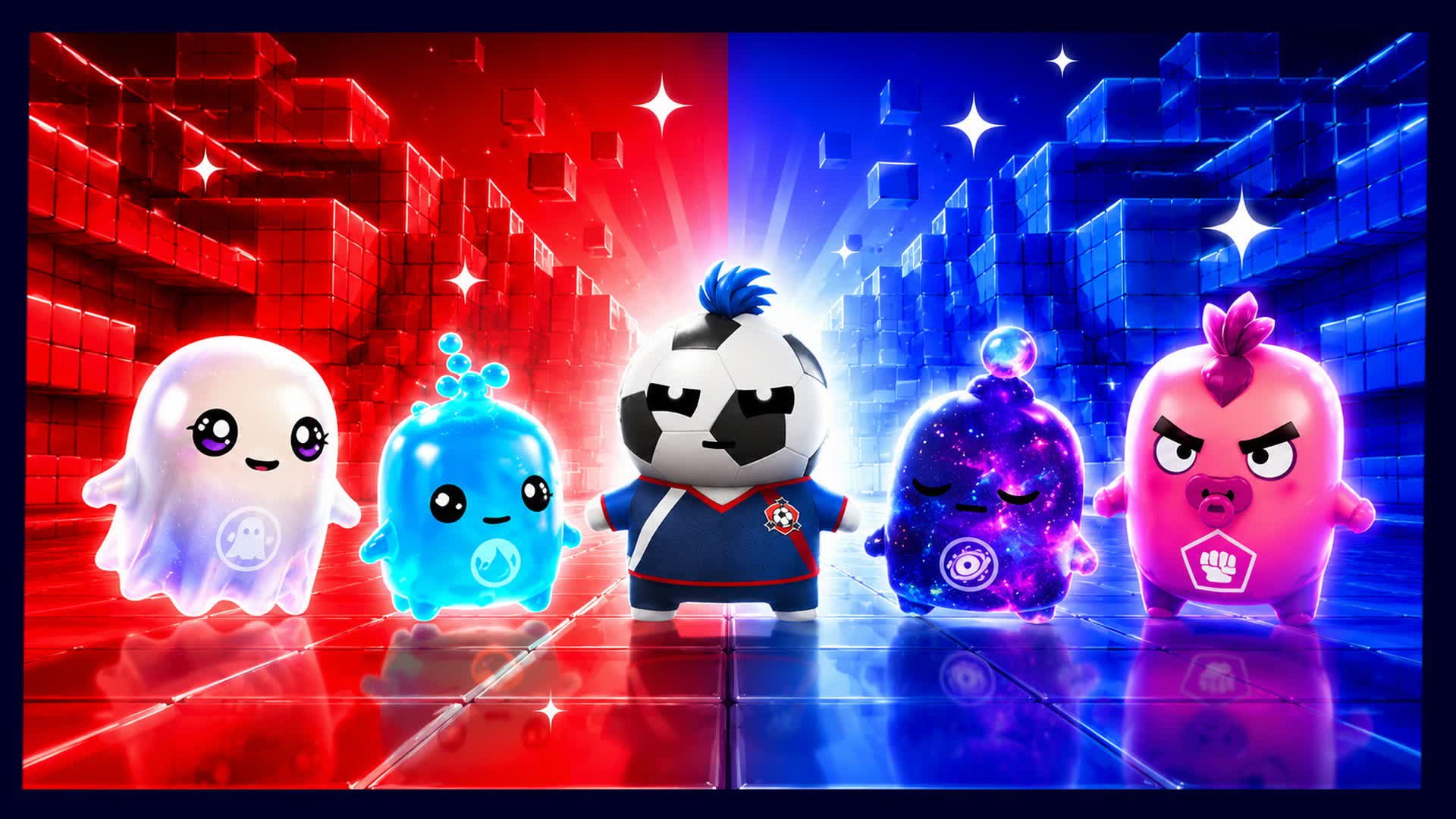RED VS BLUE RAGE POINT 🔴🔵