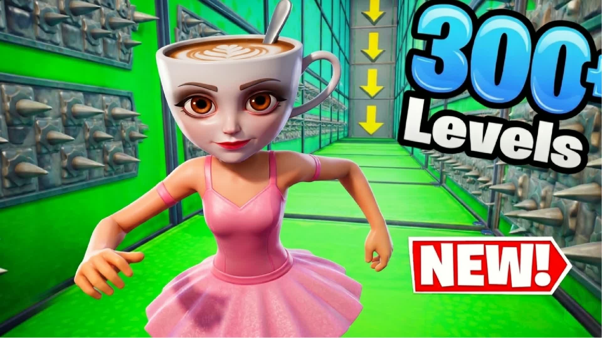 EASY BALLERINA PARKOUR  DEATHRUN 250+