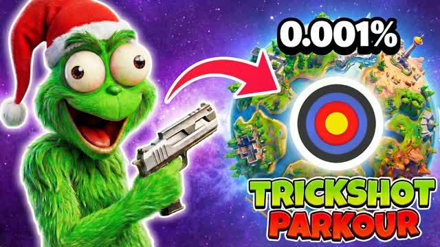 GIANT TRICK SHOT PARKOUR 🎯